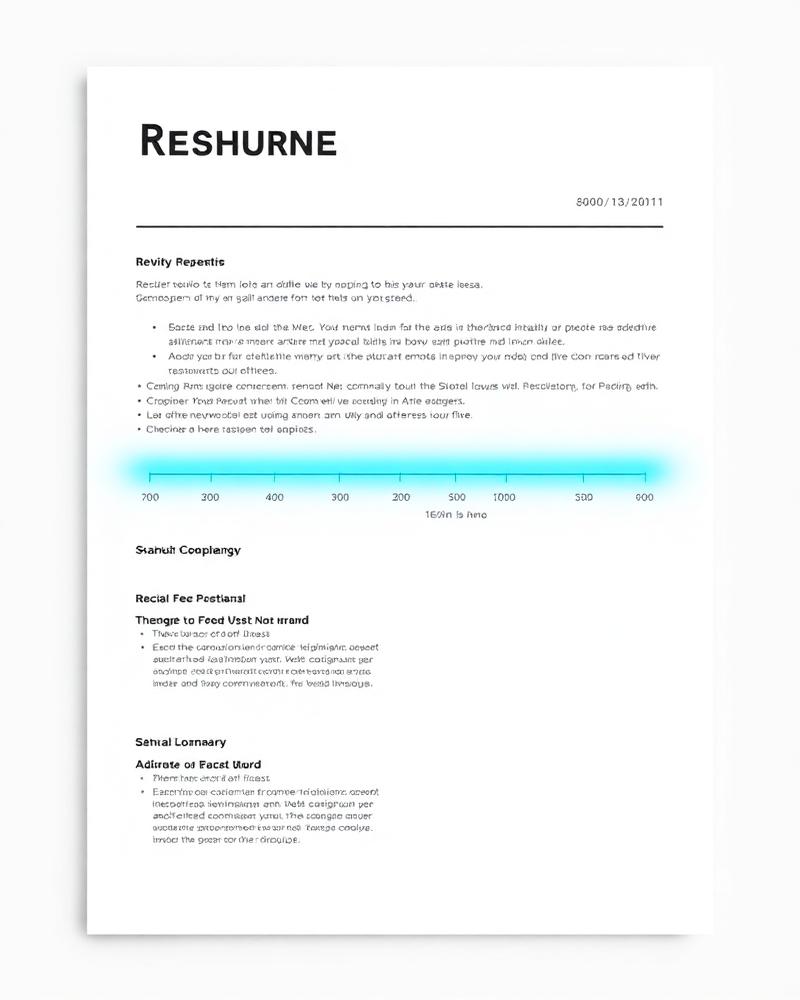 Aperçu du modèle de CV Minimal ATS